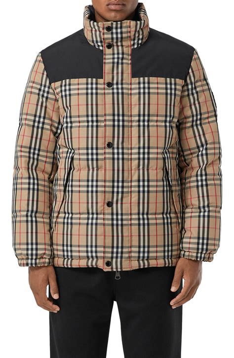 burberry shiny puffer jacket|burberry reversible puffer jacket.